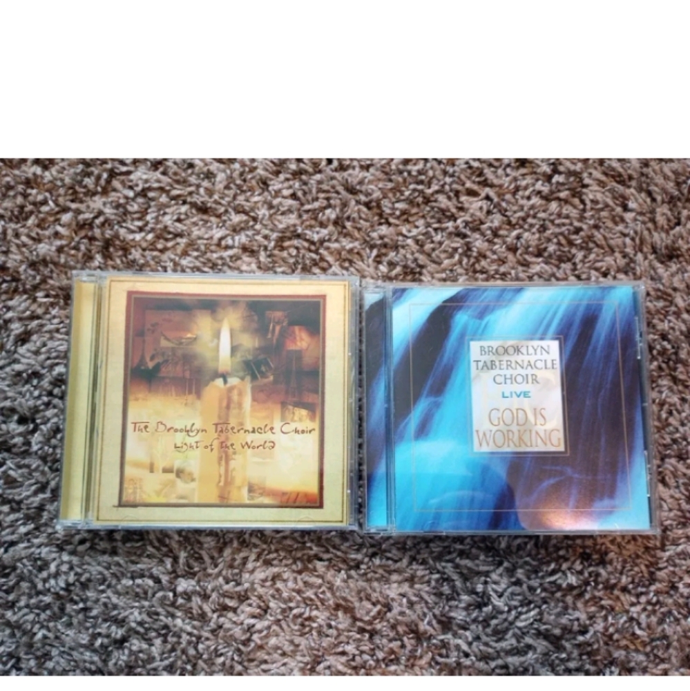 The Brooklyn Tabernacle Choir Lot of 2 CD's Live God Is Working & Light …
